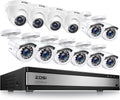 5MP Lite 8 Channel Surveillance DVR with 1TB Hard Drive and 8 x 1080p Weatherproof CCTV Dome Camera S606