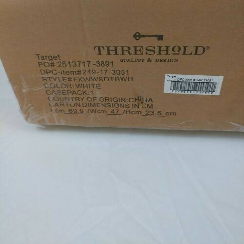 White End Table with Drawer F3940