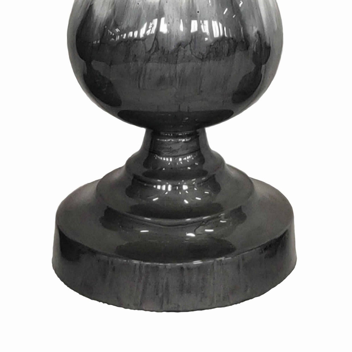 White Glass Candle Holder Set of 2 T34042