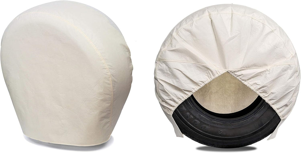 Heavy Duty Thicken Tire Covers for RV Wheel, 4 Pack, for Diameter 27"-29", Charcoal T756
