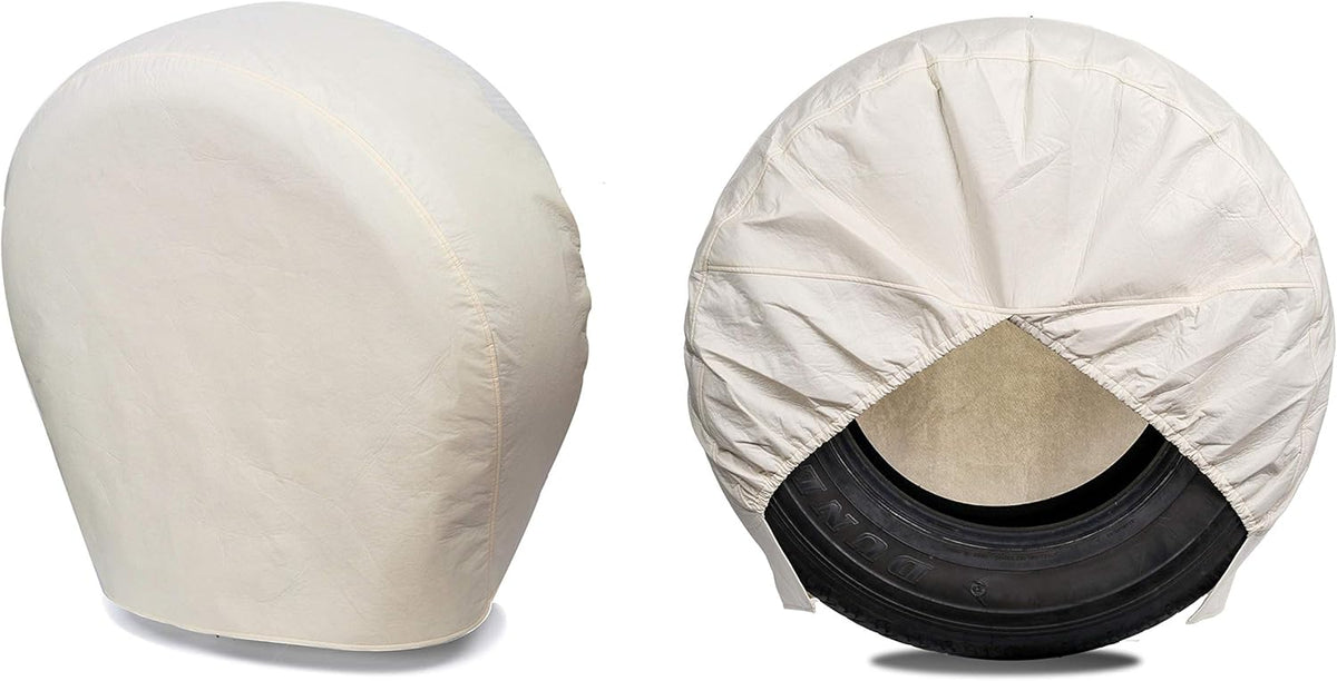 Heavy Duty Thicken Tire Covers for RV Wheel, 4 Pack, for Diameter 27"-29", Charcoal T756