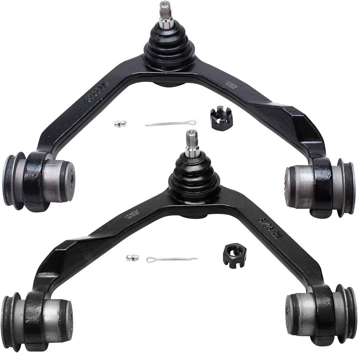 Front Shocks Absorber Assembly with Upper Control Arm with Ball Joint Suspension Kit 4pc Set U65377