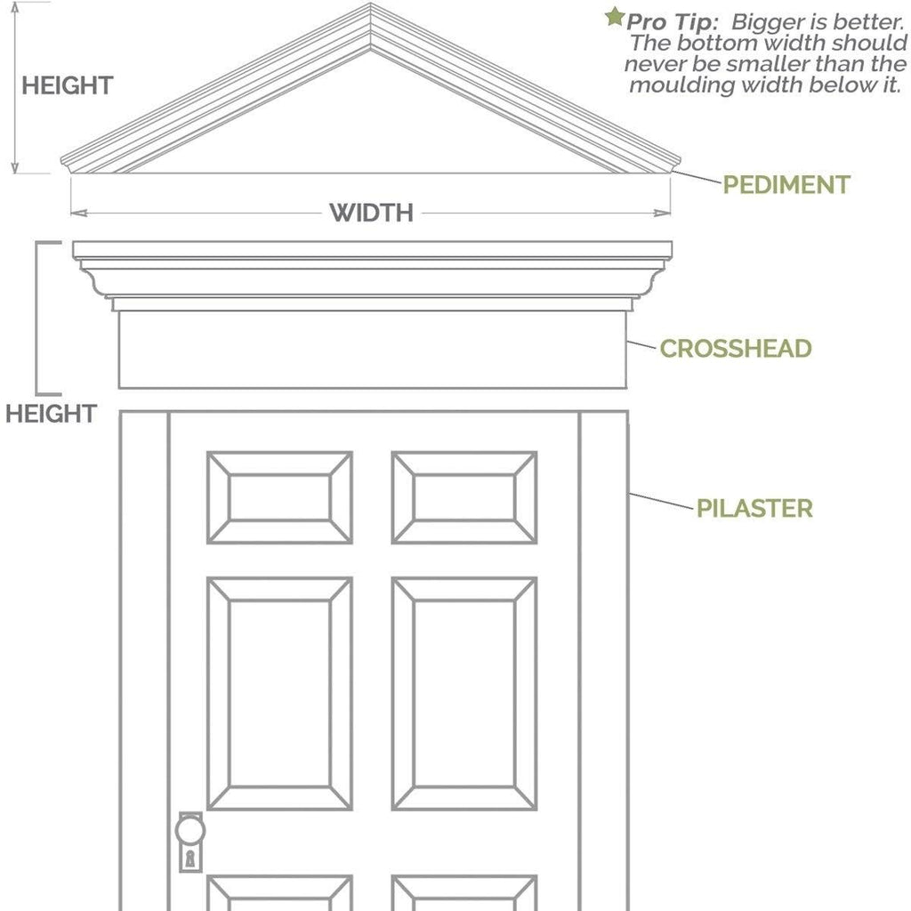 Fluted Pilaster with Attached Plinth V37926