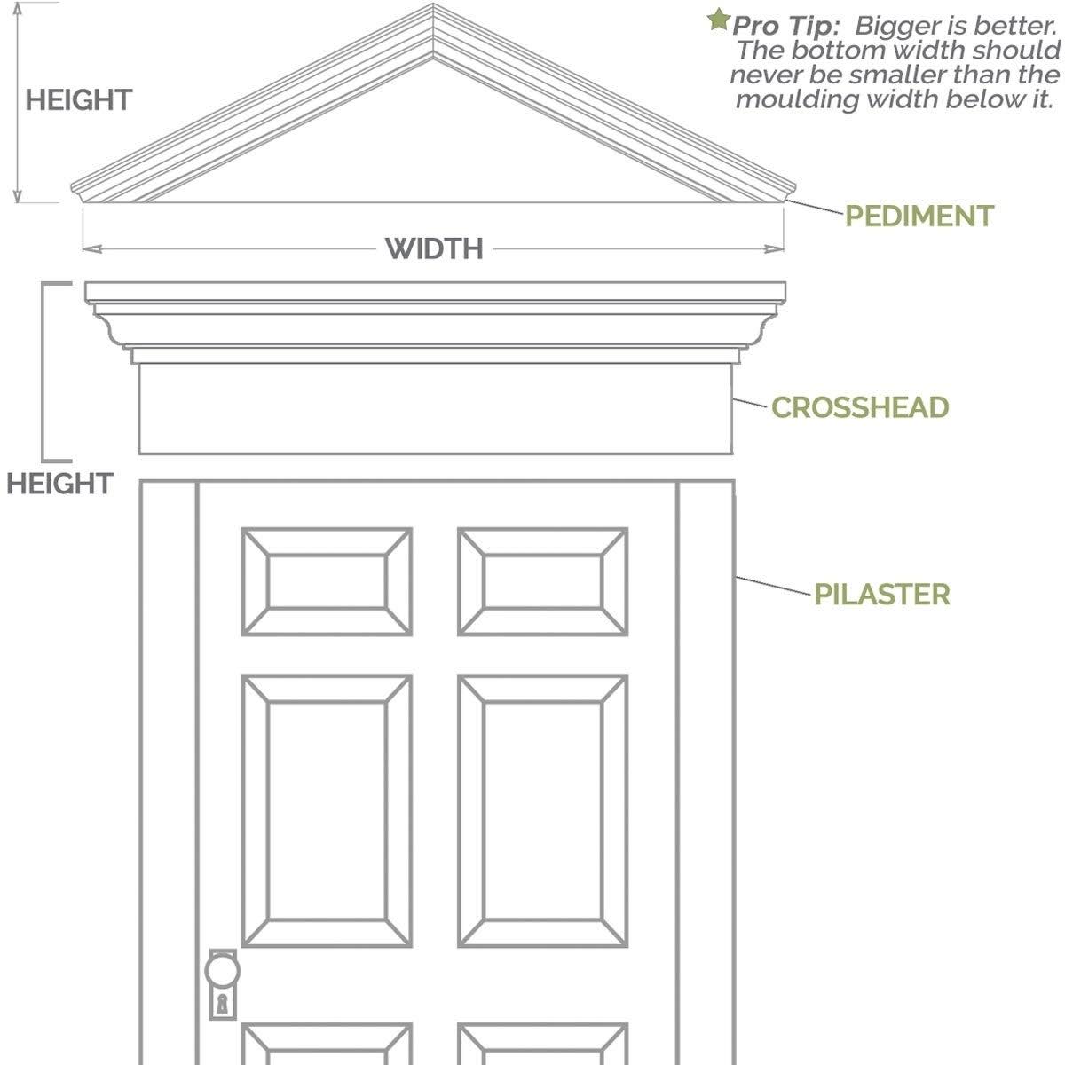Fluted Pilaster with Attached Plinth V37926