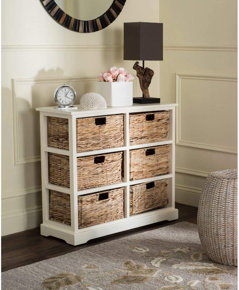 Wicker Basket Storage Chest F177