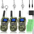 Rechargeable Walkie Talkies 3X3000mAh Battery 2 Way Radio O36524