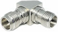 Precision 1.85 mm Female to 2.92 mm Female Microwave Adapter, Right Angle, DC to 40 GHz, 50 Ohm, Stainless Steel Body G15785
