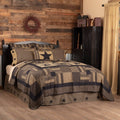 Black Check California King Quilt S650140