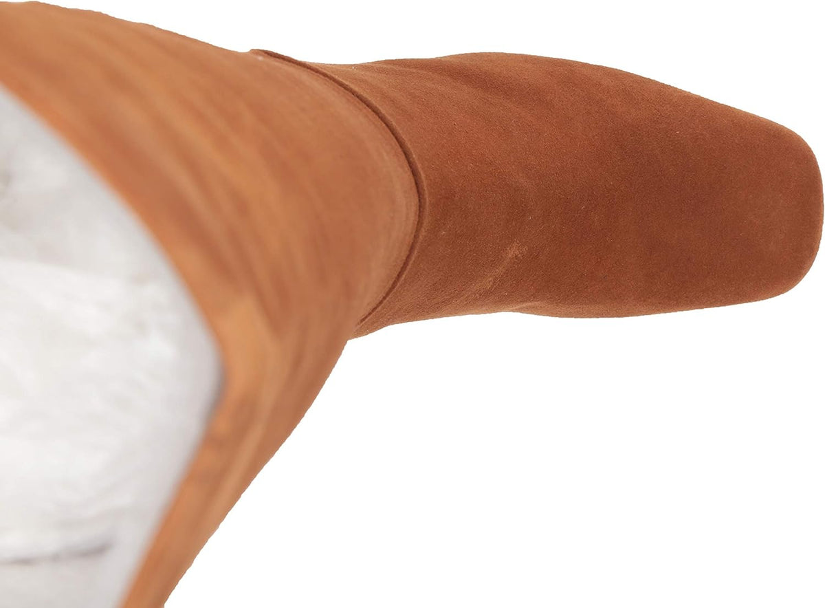Brown Suede Knee High Boots C2758