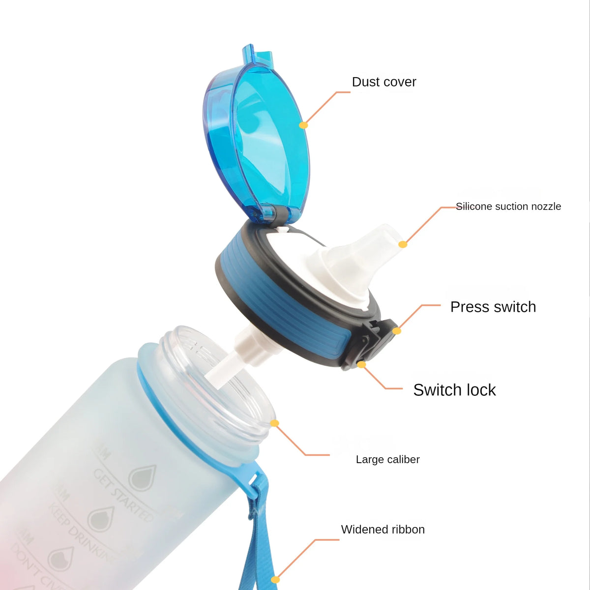27 oz Tritan Water Bottle with Carry Strap P494835