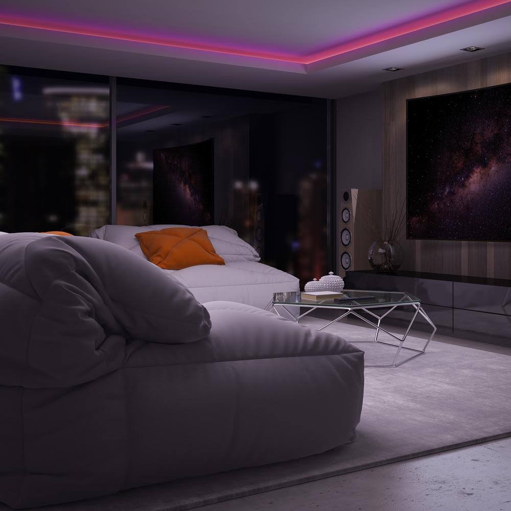 24ft White Smart Outdoor Integrated LED Rope Light W36138