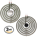2-Pack 8 inch 5 Turns & 6 inch 4 Turns Surface Burner Elements U97167