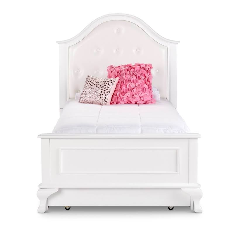 Twin Panel Bed in White V715