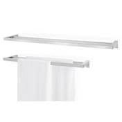 Twin Towel Rail 33 Inches Polished Stainless Steel L8877