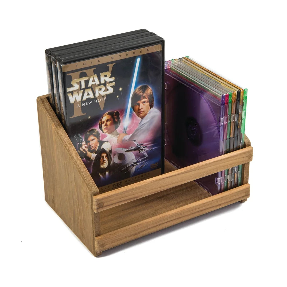 Teak CD Rack T2593