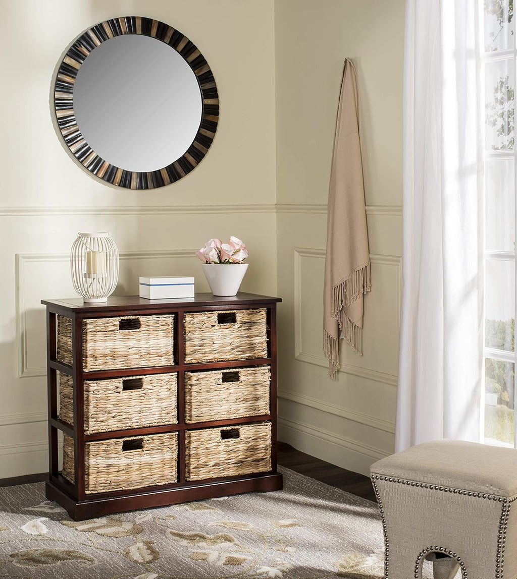 Wicker Basket Storage Chest F177