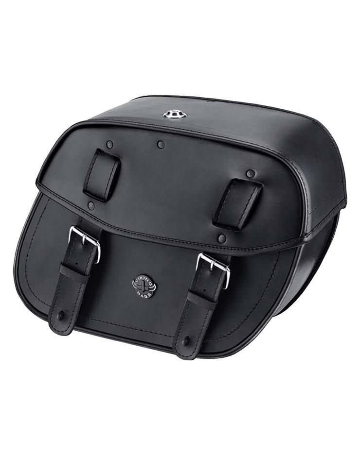 Viking Sportster Specific Shock Cutout Motorcycle Saddlebags W817