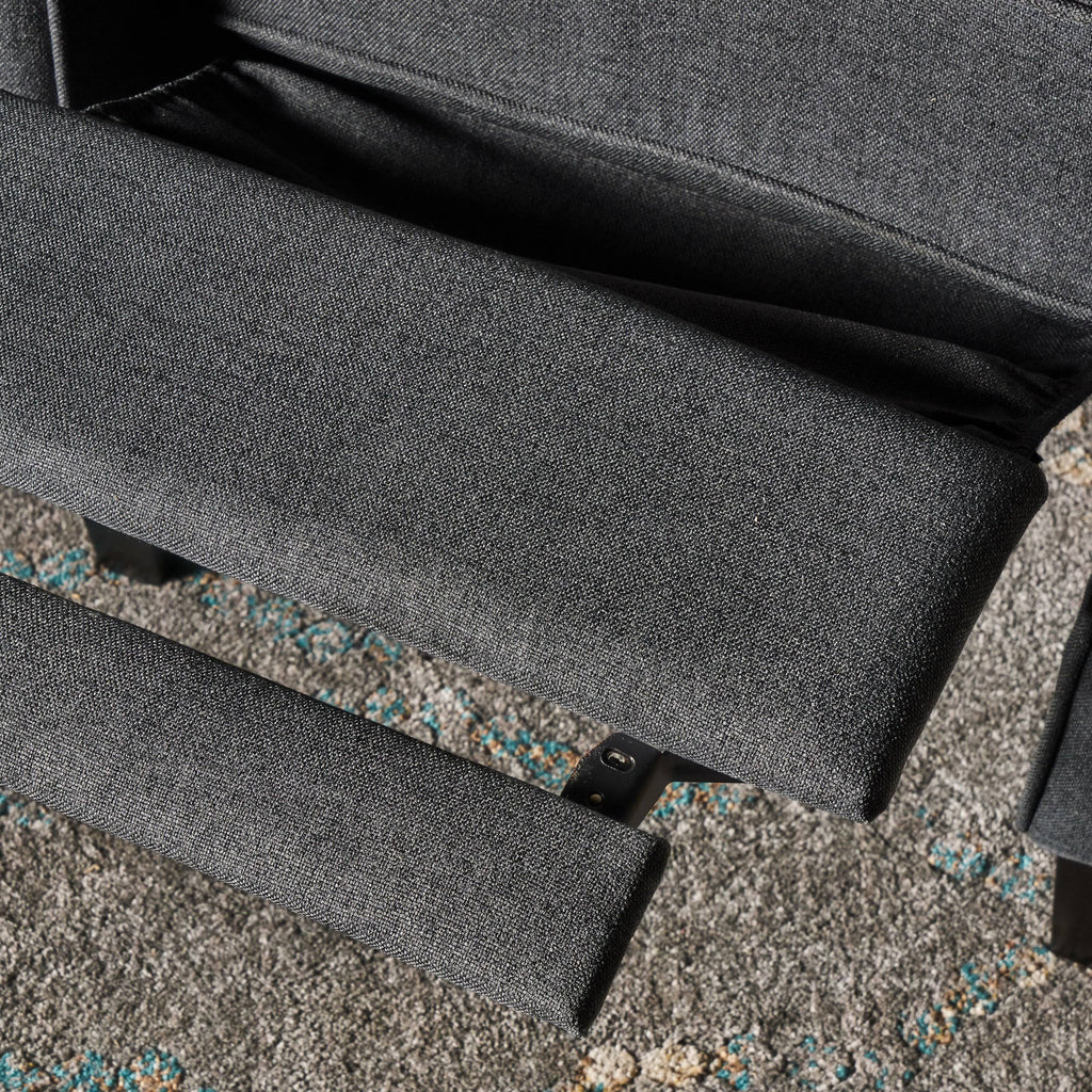 Charcoal Fabric Recliner Chair Q29038