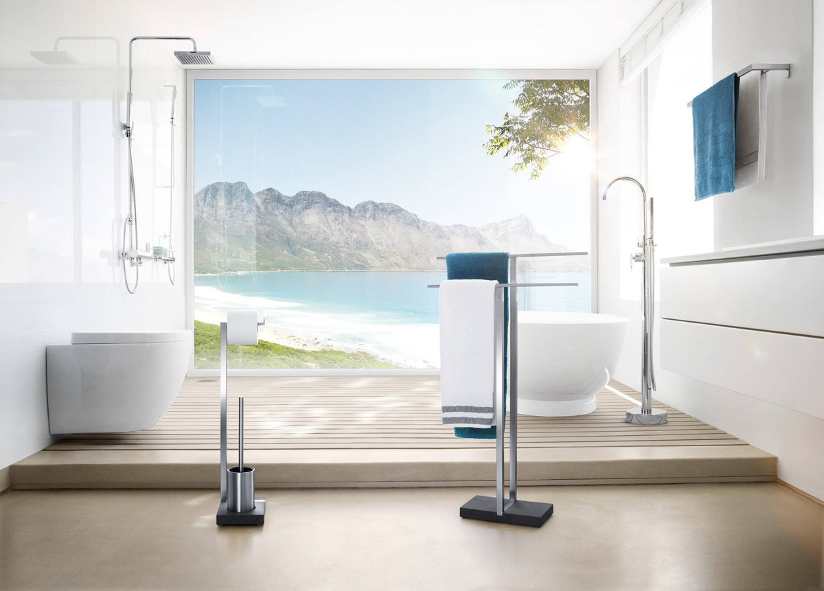 Twin Towel Rail 33 Inches Polished Stainless Steel L8877