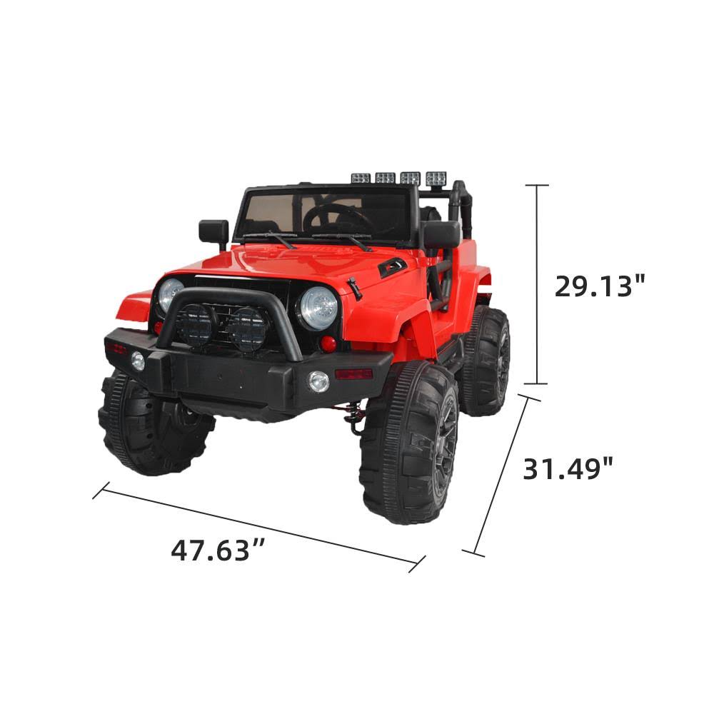 Red 12V Ride on Car Truck with Remote Control L16036