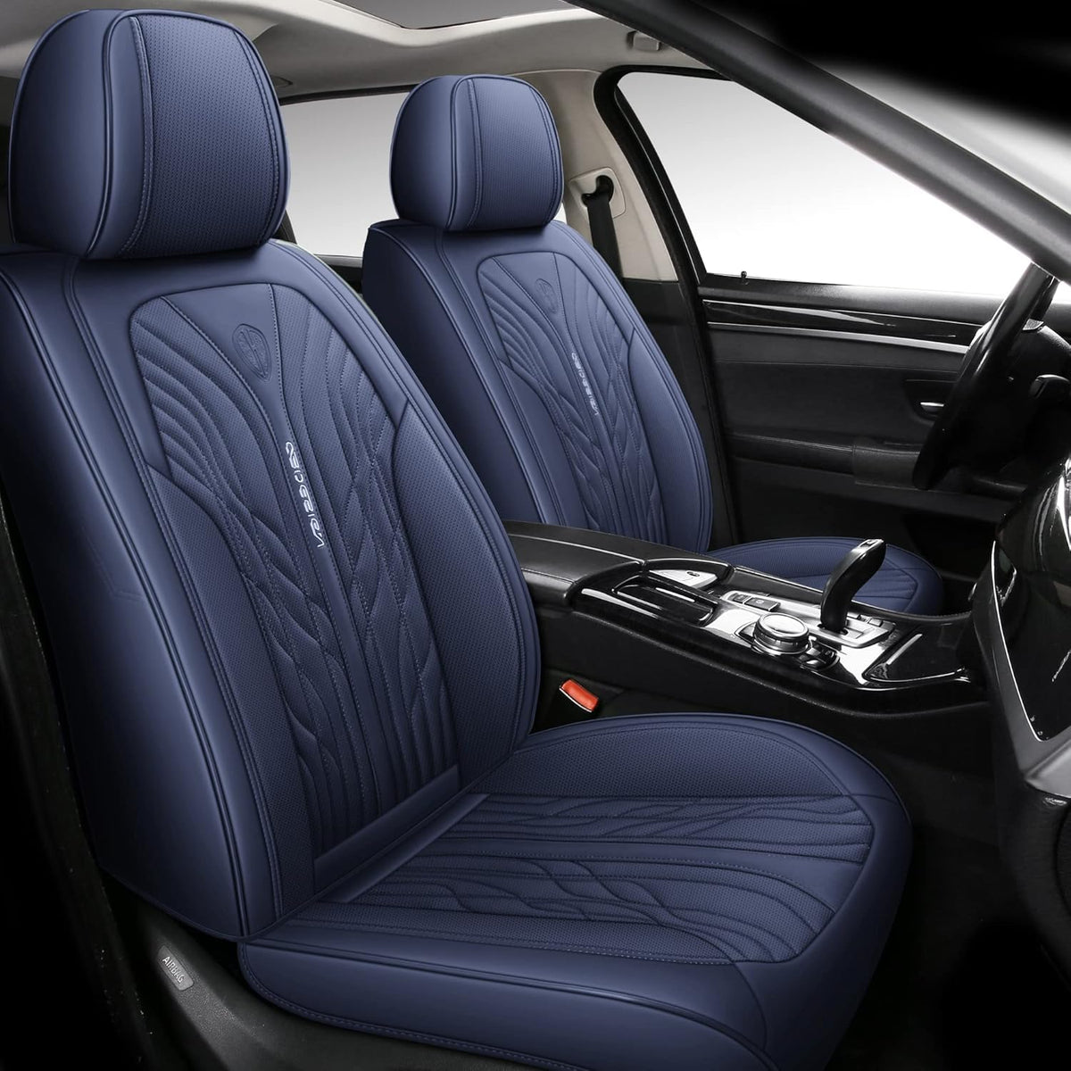 Faux Leather Full Set Car Seat Covers D1574