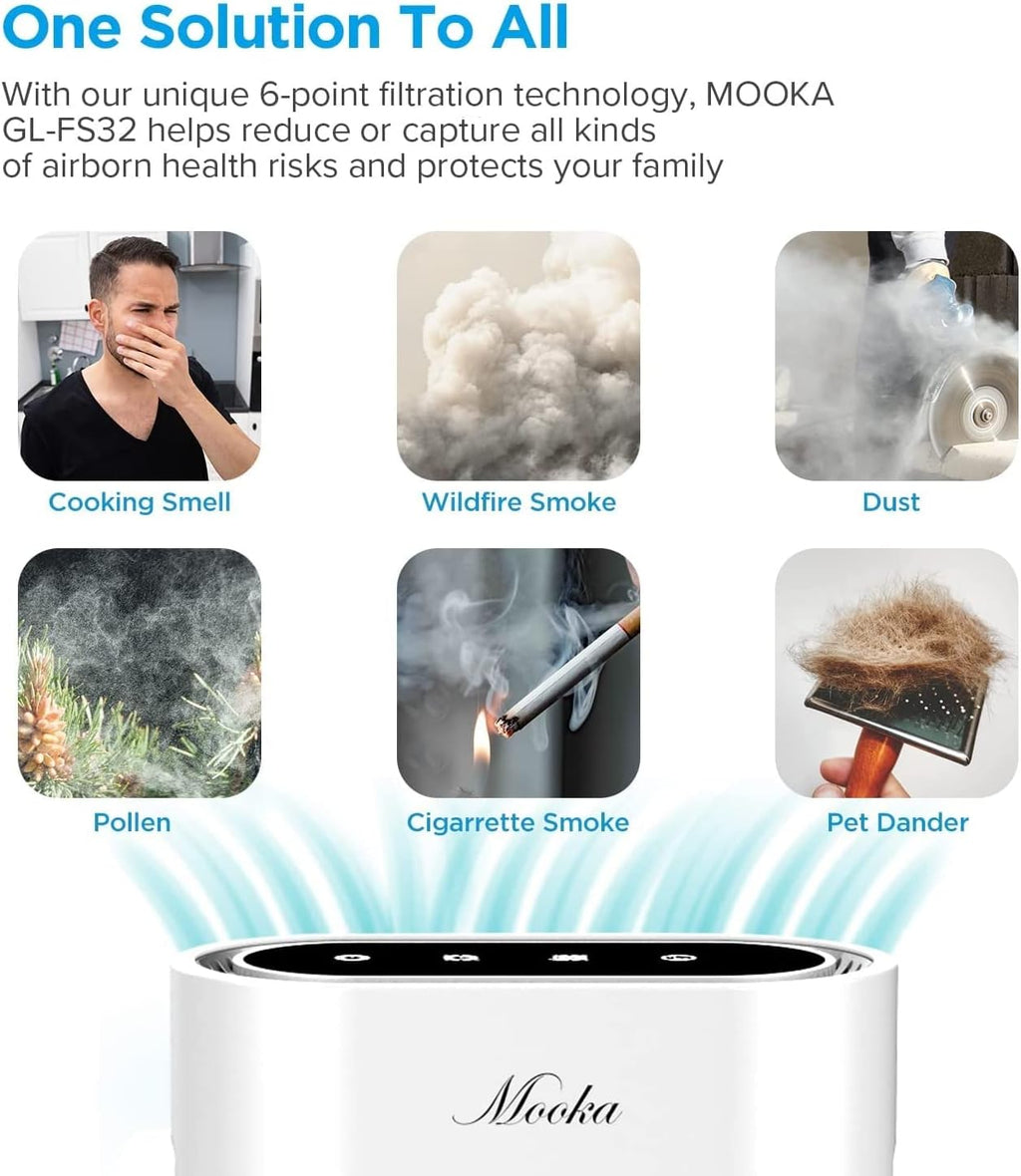 HEPA Air Purifier with Activated Carbon Filter L6579