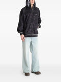 A BATHING APE® camo-print shark-motif hoodie