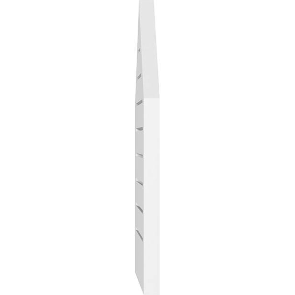 14x22W x 30x22H Peaked Top Surface Mount PVC Gable Vent T68513