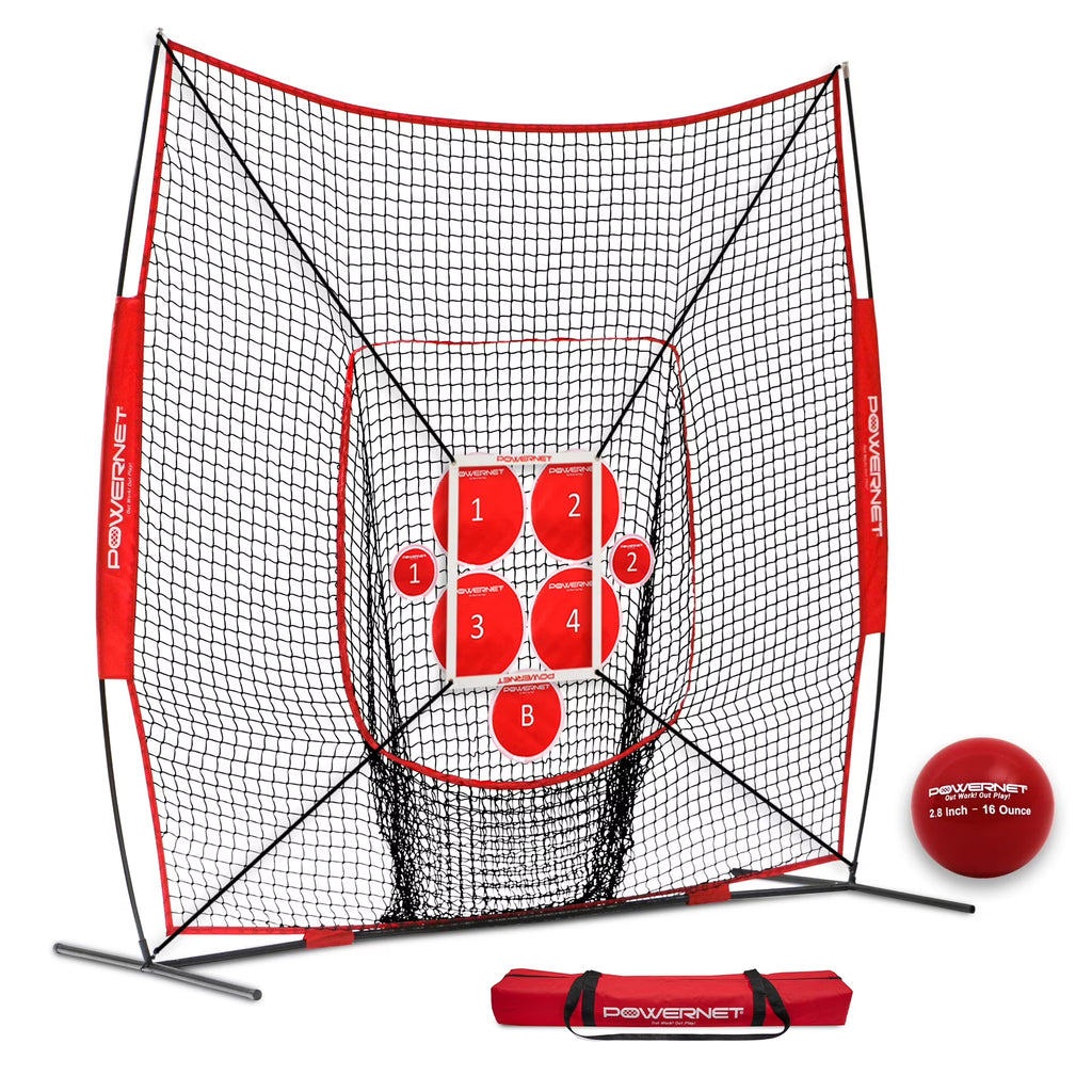 Pitching Bundle with Practice Net, Target System, Strike Zone and Weighted Training Ball J407585