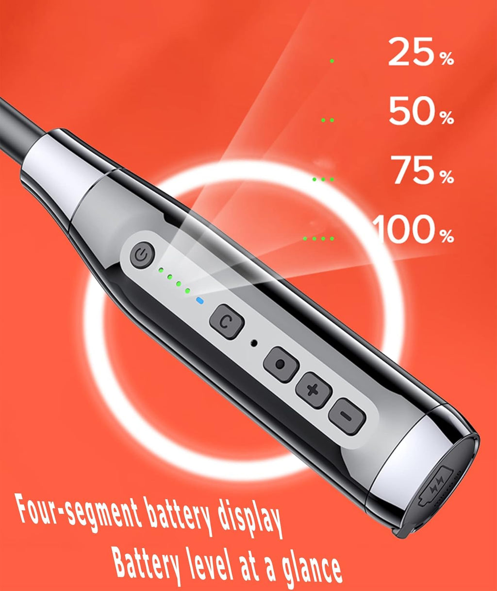 Bluetooth Headphones Neckband Wireless Headset with MP3 Function, 100 Hours Battery Life, Noise Cancelling Microphone, Semi-in-Ear Earbuds F9055