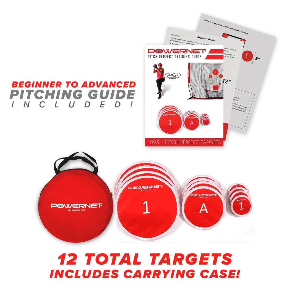 Pitching Bundle with Practice Net, Target System, Strike Zone and Weighted Training Ball J407585
