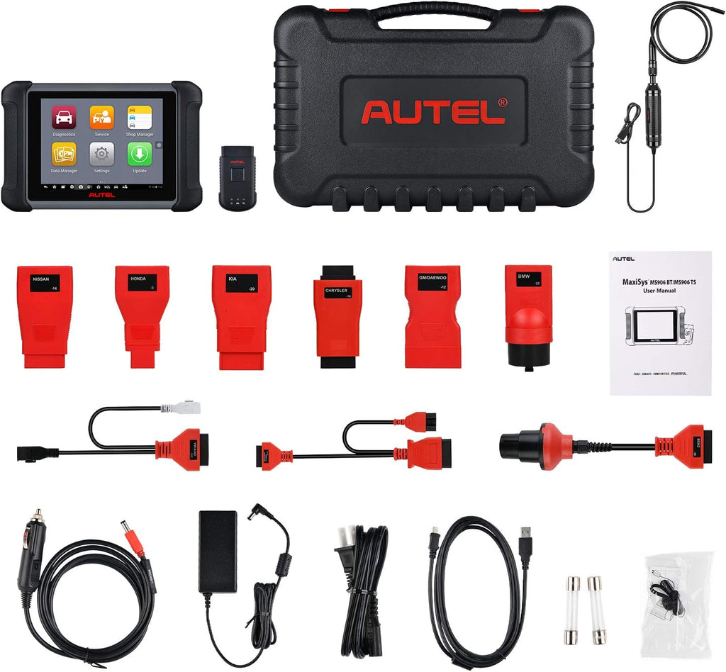 Autel MaxiSys MS906BT ECU Coding Bidirectional Control All System Diagnostics J33728