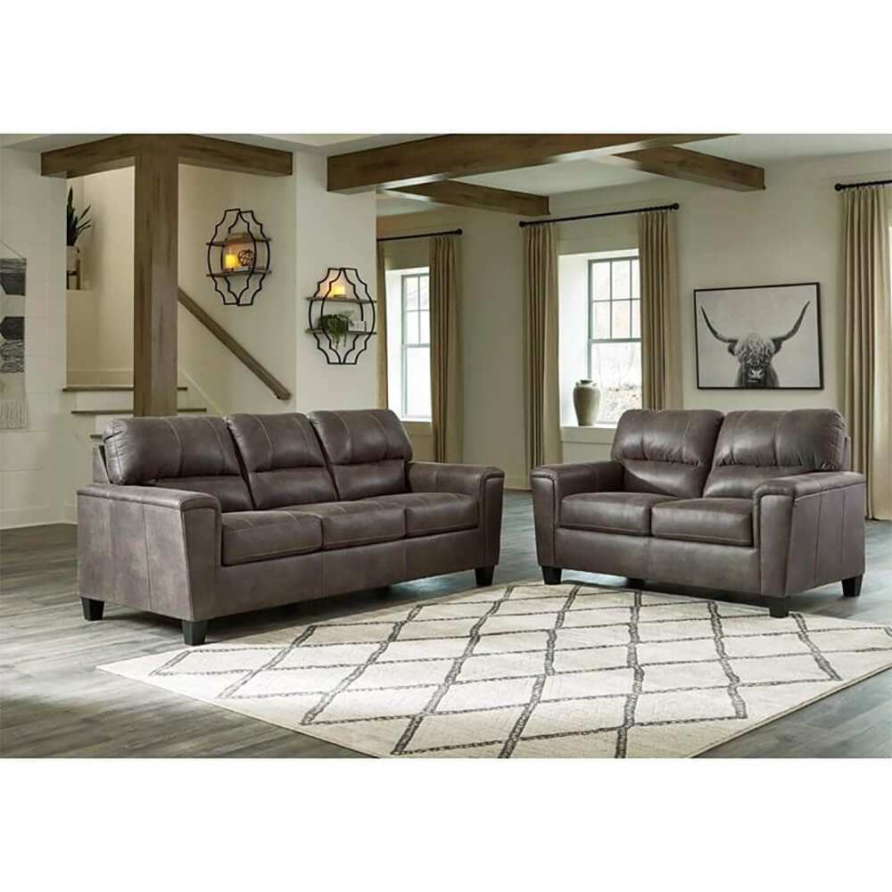 Smoke Loveseat W1152