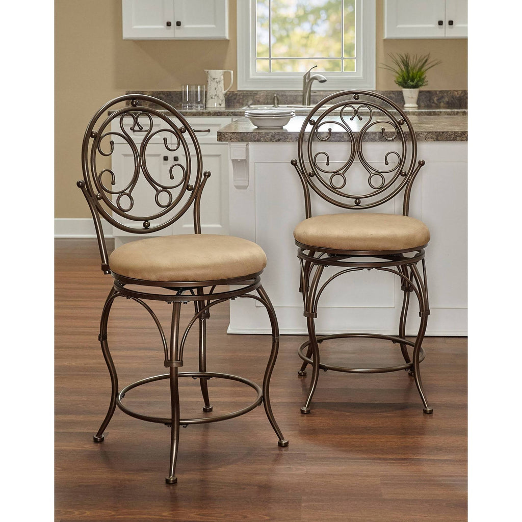 Bronze Counter Height Barstool Z1503
