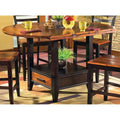 Acacia 42 inch Counter Height Drop Leaf Table A44535