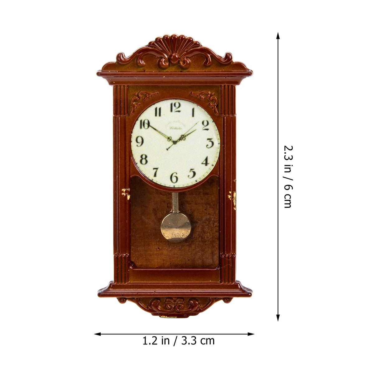Mini Hanging Metal Doll House Clock Toy H631