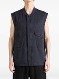 Stone Island G100013 dense cotton twill-tc vest