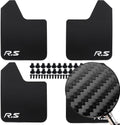 4pcs Carbon Fiber Mud Flaps with Hardware L178760