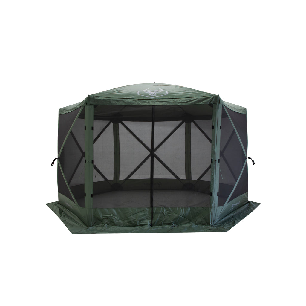 6-Sided Pop-Up Hub Screen Tent Alpine Green E7586