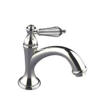 Single Control Lavatory with Black Crystal Handle I513