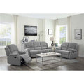 Gray Fabric Loveseat Sofa O6192