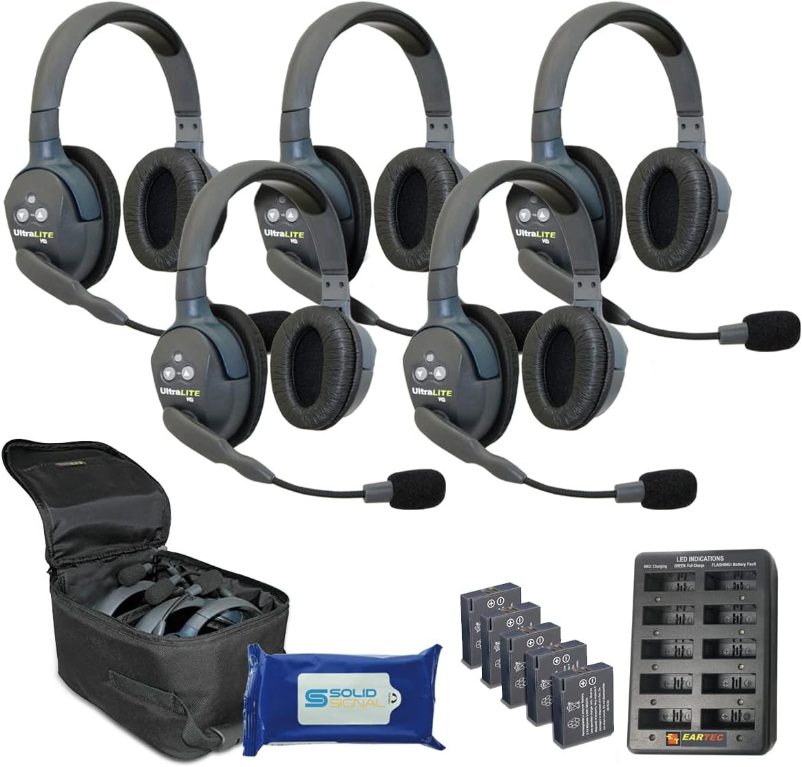 5 Single Ear Wireless Headset Communication System U339