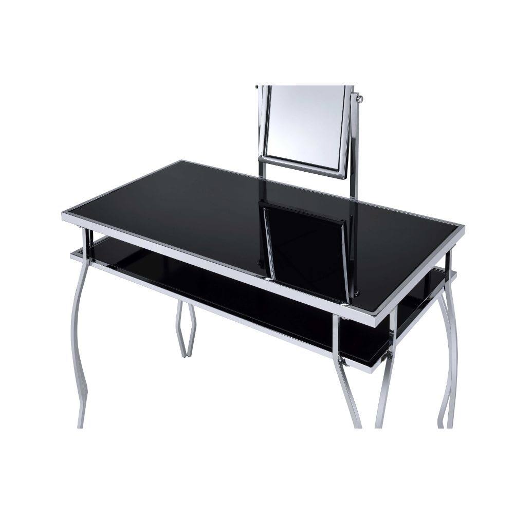 Vanity Set Black and Chrome S98299