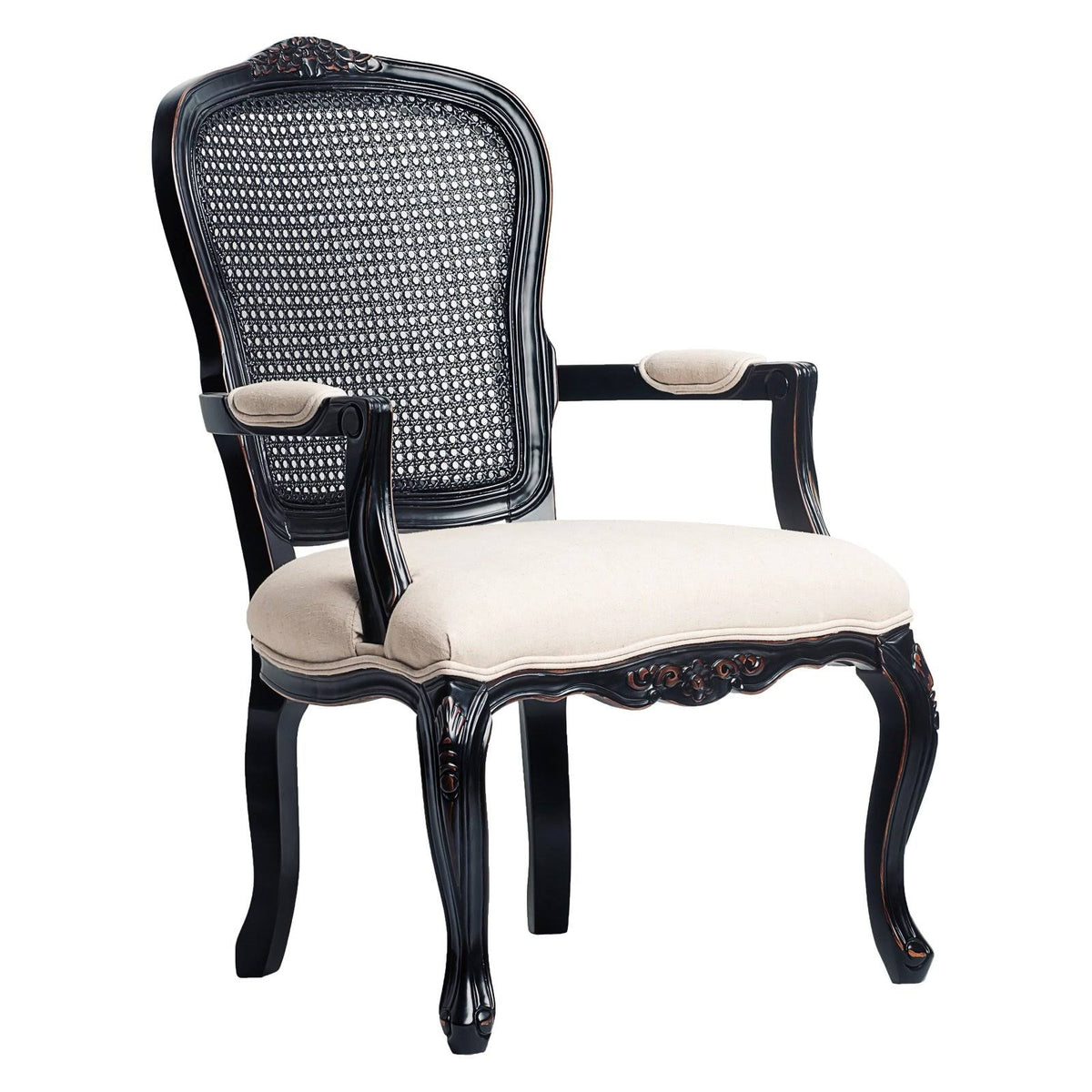 Cane Back Arm Chair J2033