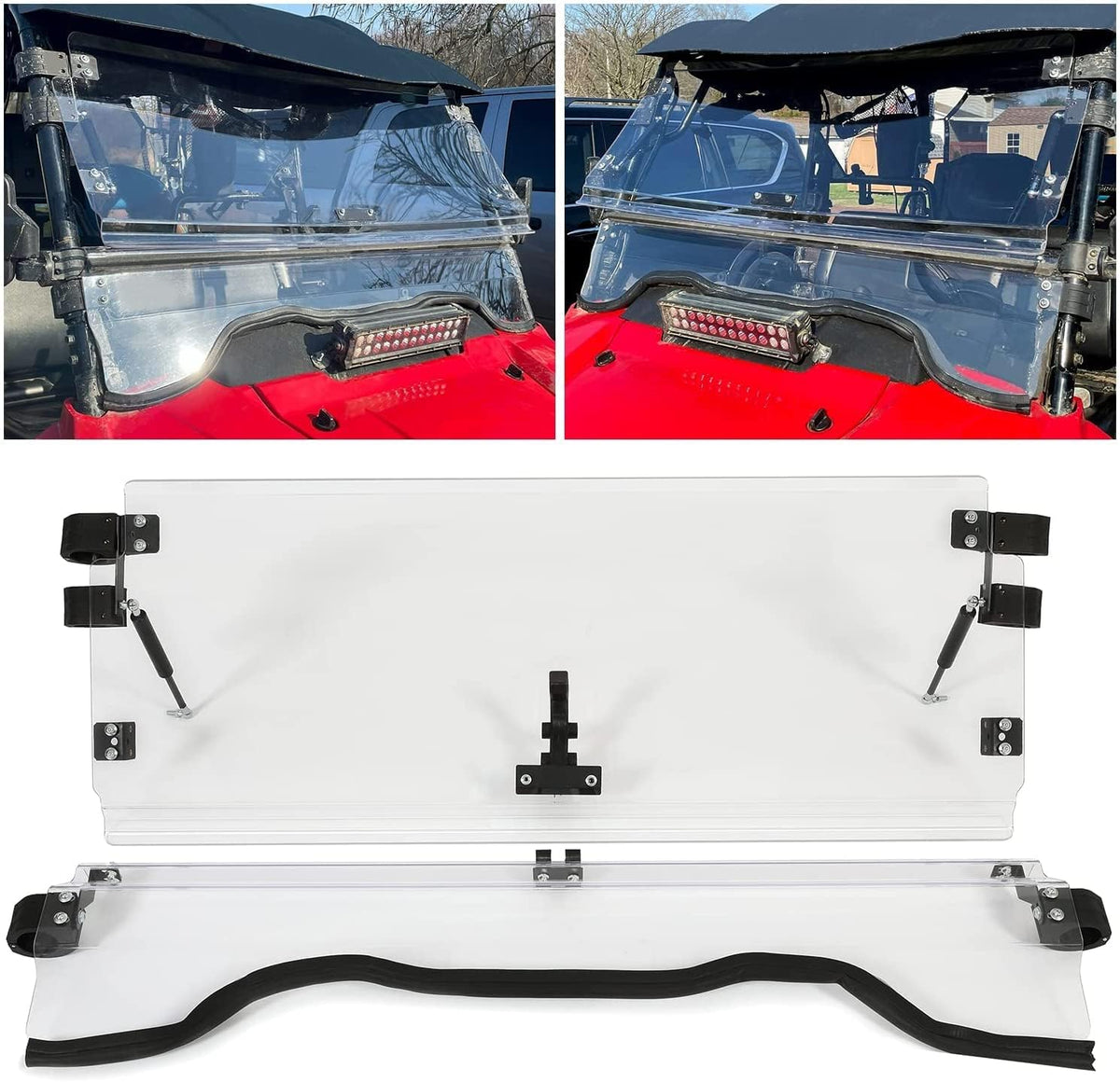 3-in-1 Clear Folding Windshield H152050