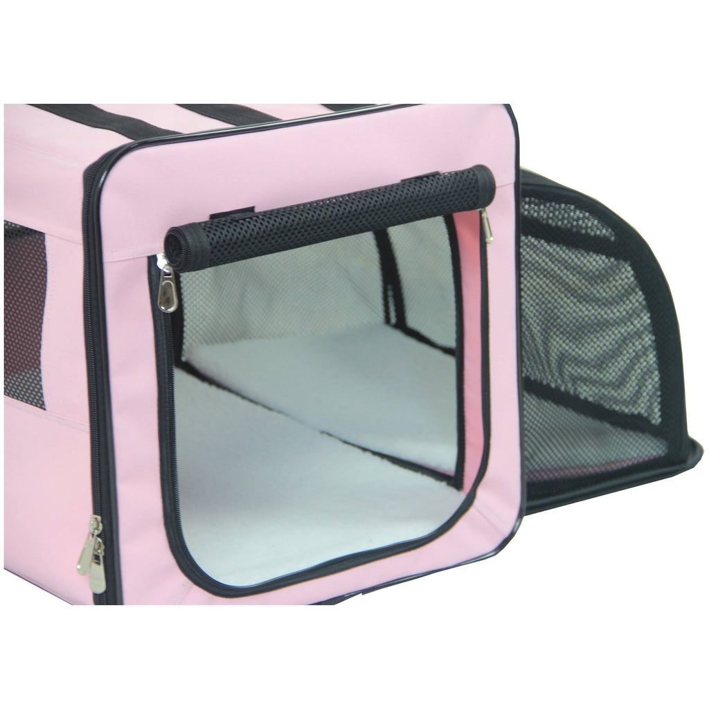 Blue Large Collapsible Pet Dog Crate S88270