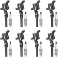 Ignition Coil and Spark Plug Set of 8 for Ford 4.6L 5.4L V8 A99131