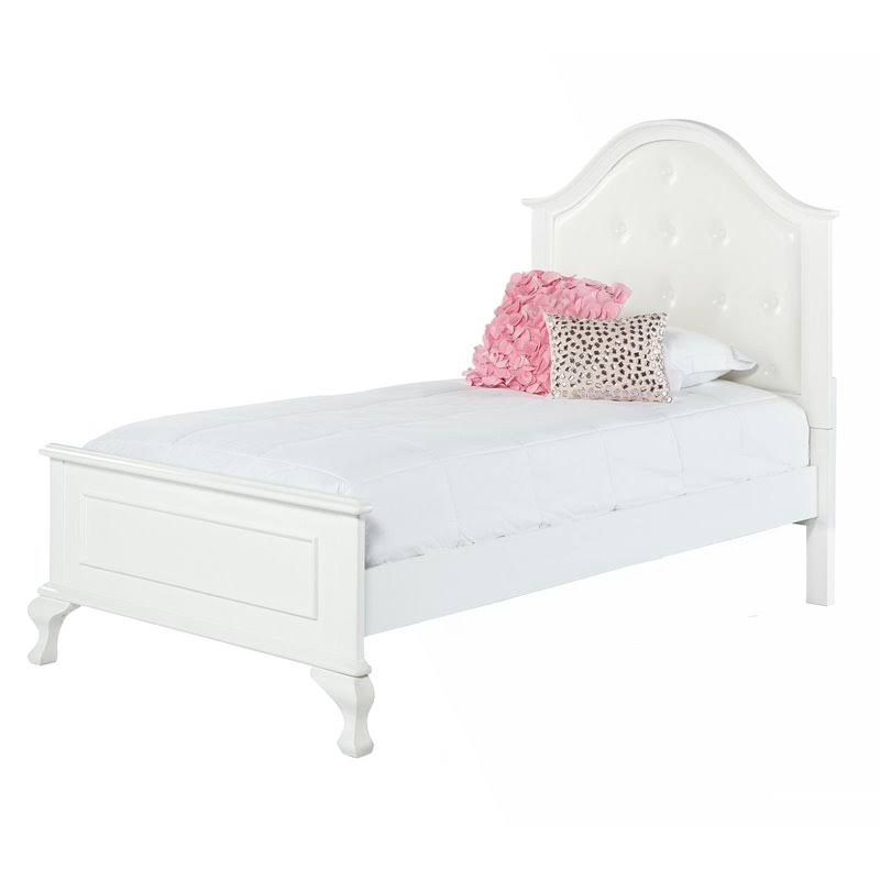 Twin Panel Bed in White V715