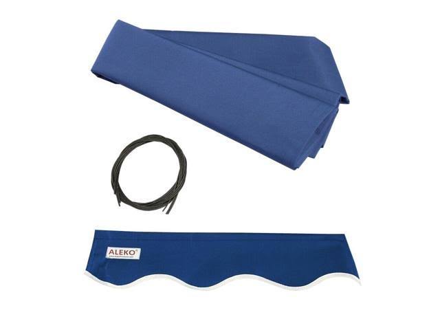 Blue Retractable Patio Awning 12 x 10 ft O788765