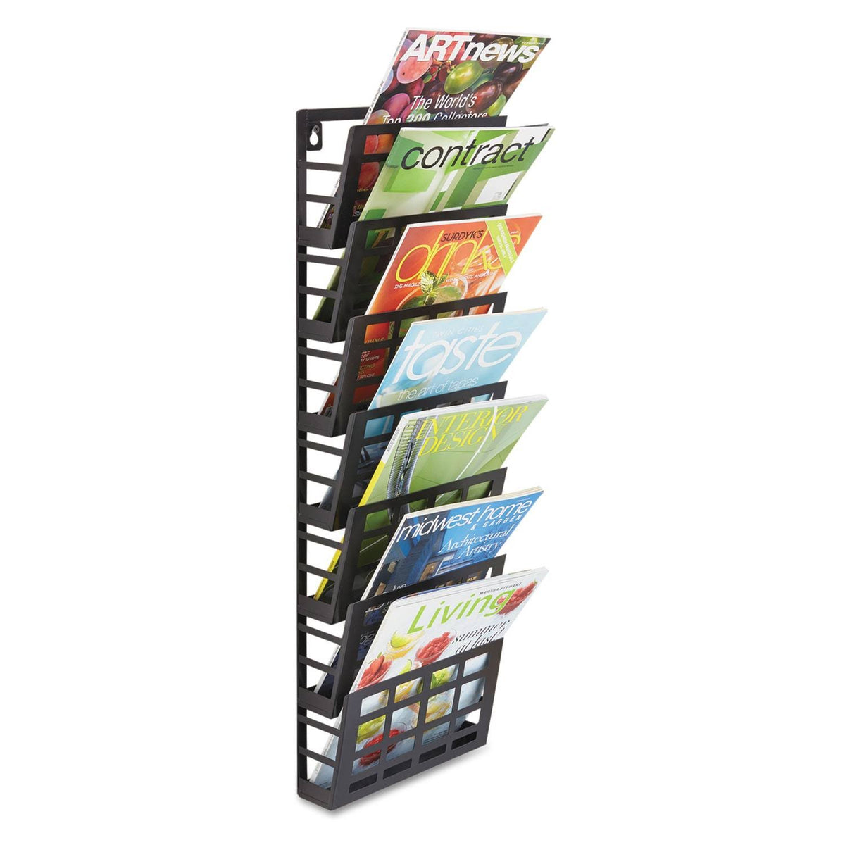 7 Pocket Grid Magazine Rack F17395